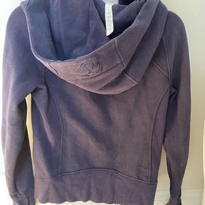 Navy blue lululemon scuba hoodie